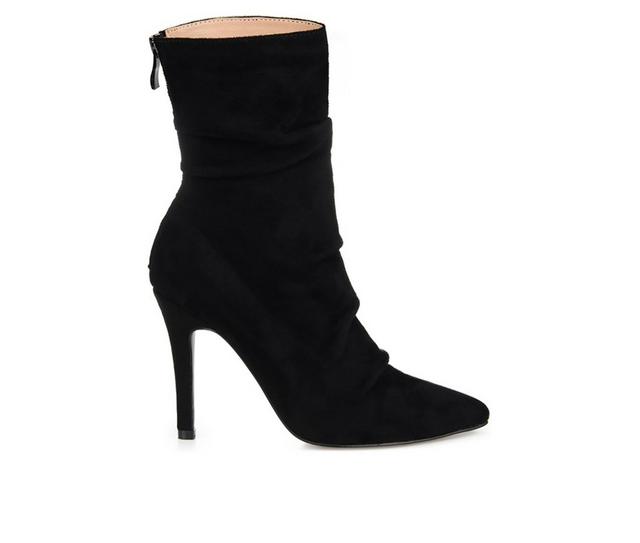 Women's Journee Collection Markie Stiletto Booties in Black color