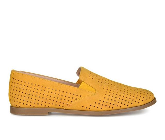 Women's Journee Collection Lucie Loafers in Mustard color