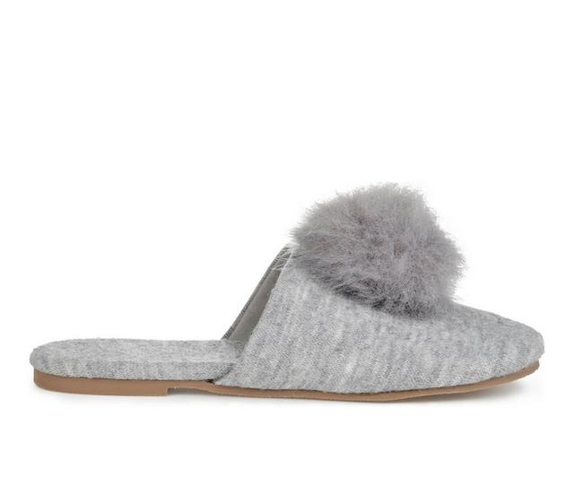 Journee Collection Nightfall Slippers in Grey color