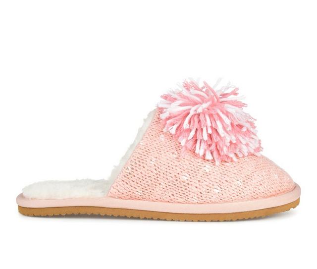 Journee Collection Stardust Slippers in Pink color