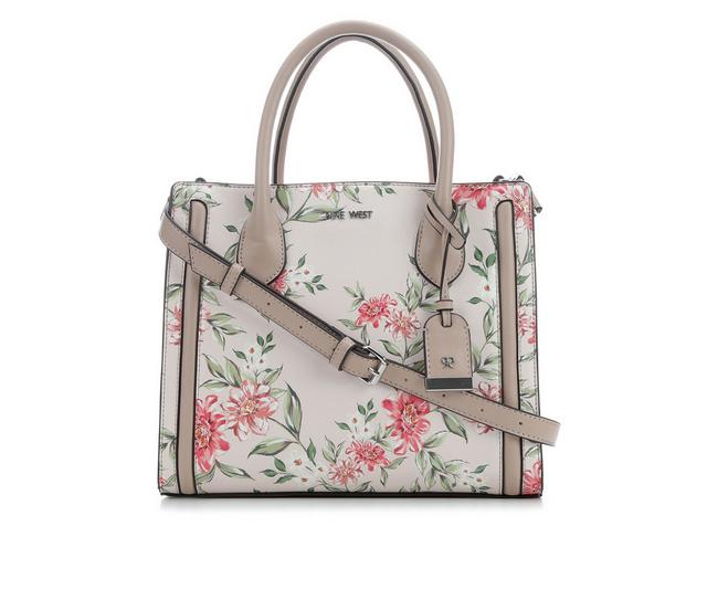 Nine West Aideen Satchel Handbag in Begonia Floral color