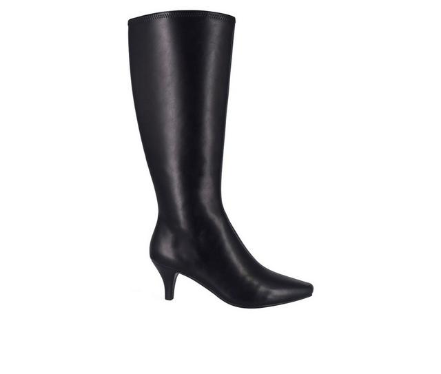 Women's Impo Namora Wide Width & Wide Calf Knee High Boots in Black Suedy WC color