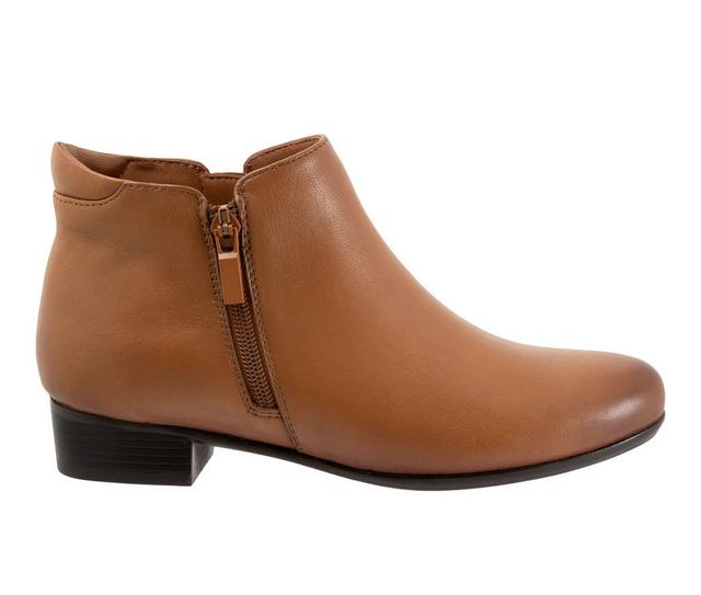 Women's Trotters Major Booties in Luggage color
