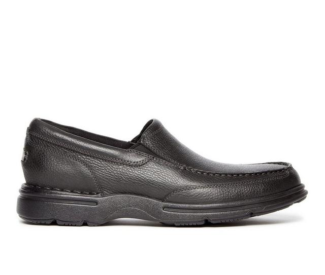 Men's Rockport Eureka Plus Slip On Shoes in Black color