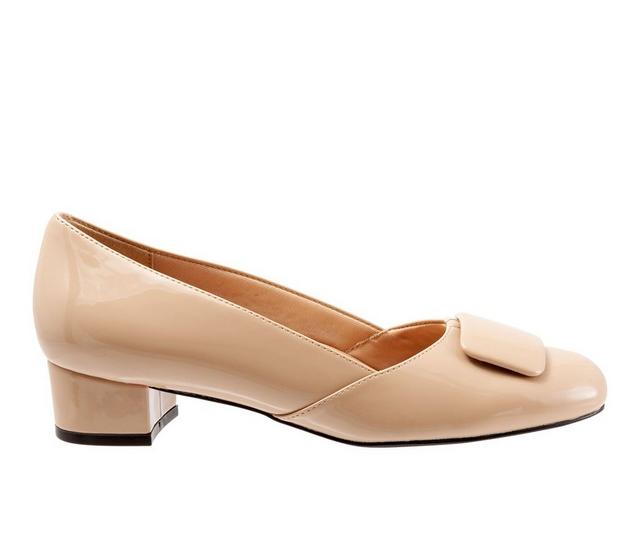 Women's Trotters Delse Pumps in Nude Patent color