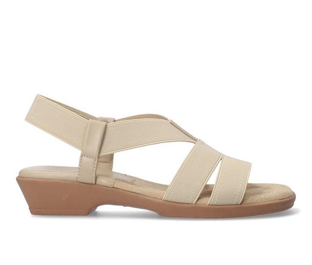 Women's Easy Street Treasure Heeled Sandals in Natural color