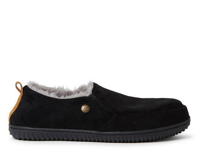 Alpine by Dearfoams Zurich Alpine Closed Back Slippers in Black color