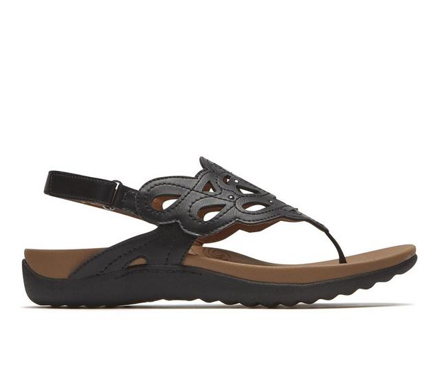 Women's Rockport Ridge Sling Sandals in Black color