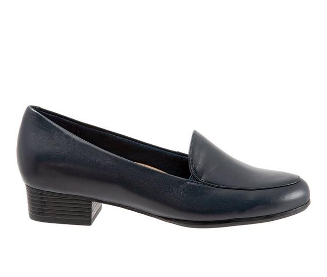 Women's Trotters Monarch Pumps in French Navy color