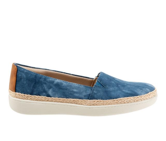 Women's Trotters Accent Slip-On Shoes in Blue Multi color