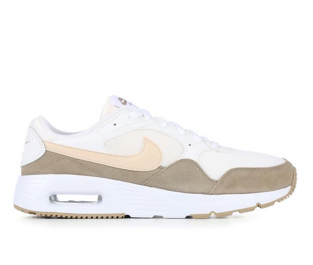 Men's Nike Air Max SC Sneakers in White/Khaki 100 color