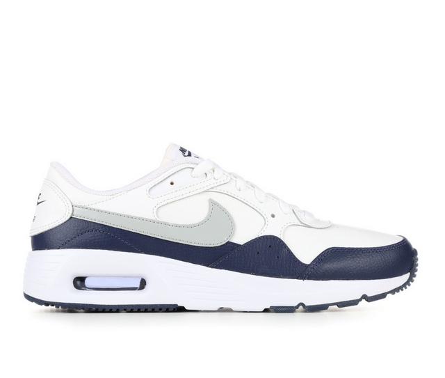 Men's Nike Air Max SC Sneakers in White/Navy 100 color