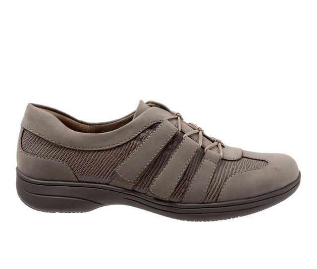 Women's Trotters Joy Sneakers in Taupe color