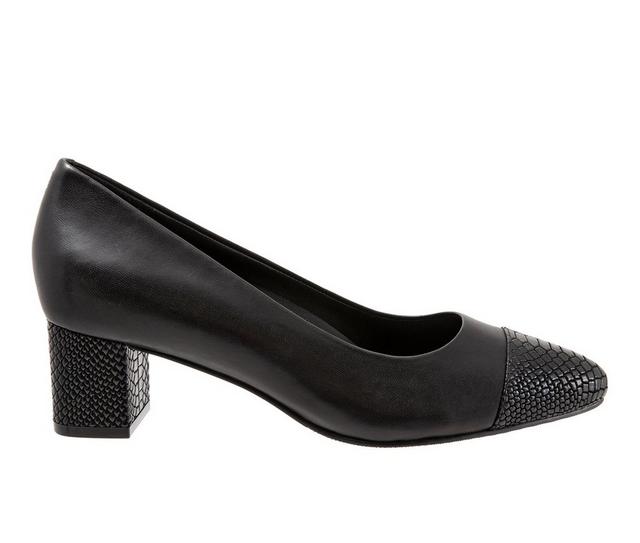 Women's Trotters Kiki Pumps in Black color