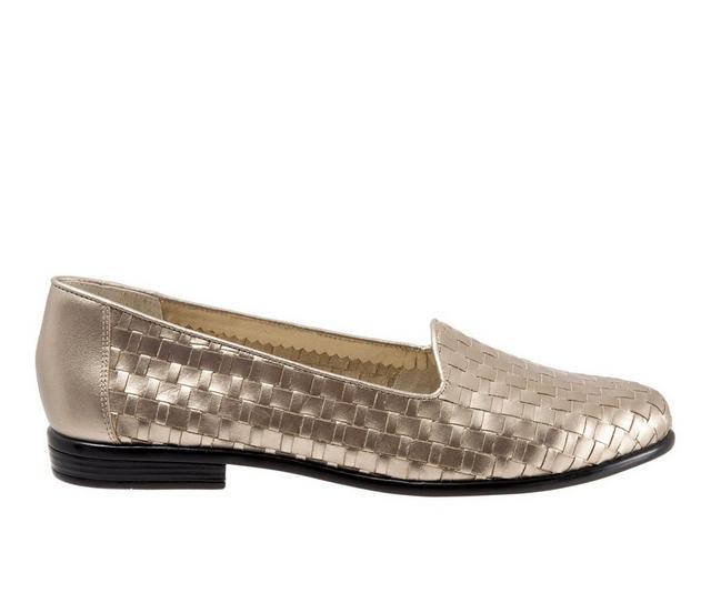 Women's Trotters Liz Flats in Pewter color