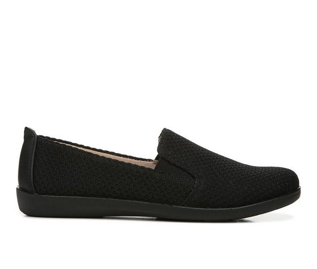 Women's LifeStride Next Level Slip-On Shoes in True Black color