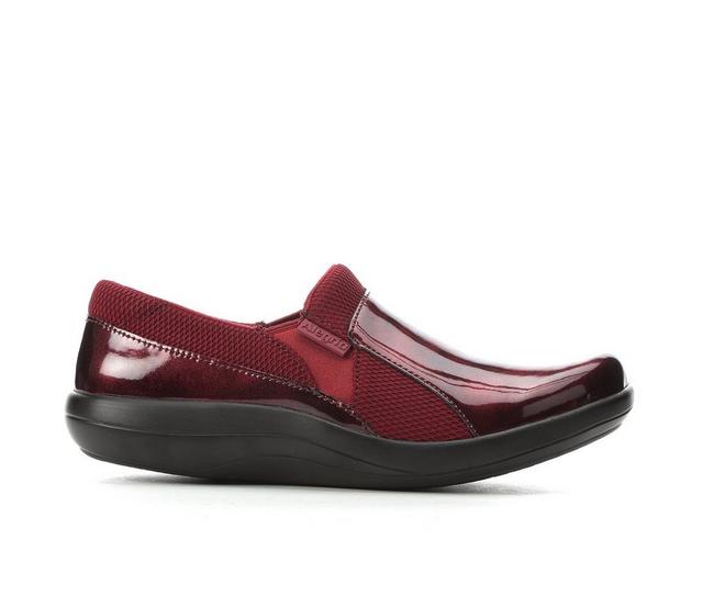 Women's ALEGRIA Duette Slip Resistant Slip-On Shoes in Plumtastic color