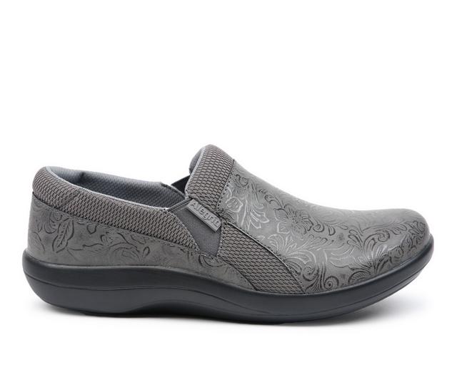 Women's ALEGRIA Duette Slip Resistant Slip-On Shoes in Aged Ash color