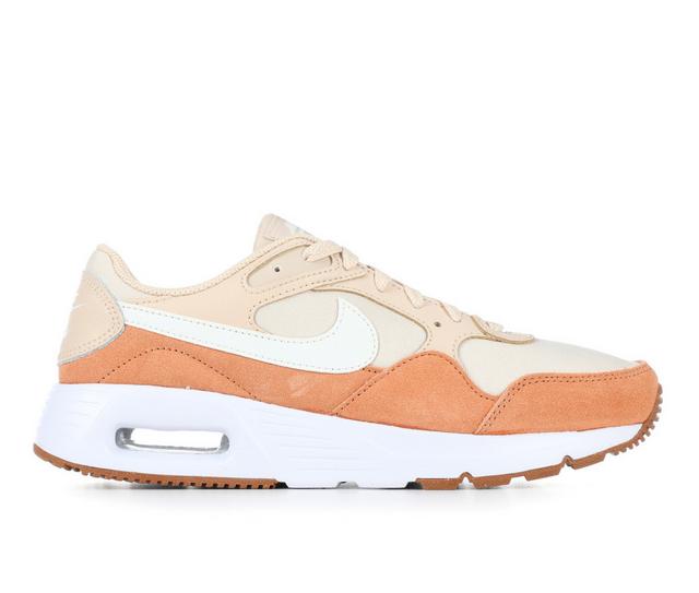 Women's Nike Air Max SC Sneakers in Wt/Orange/Brown color