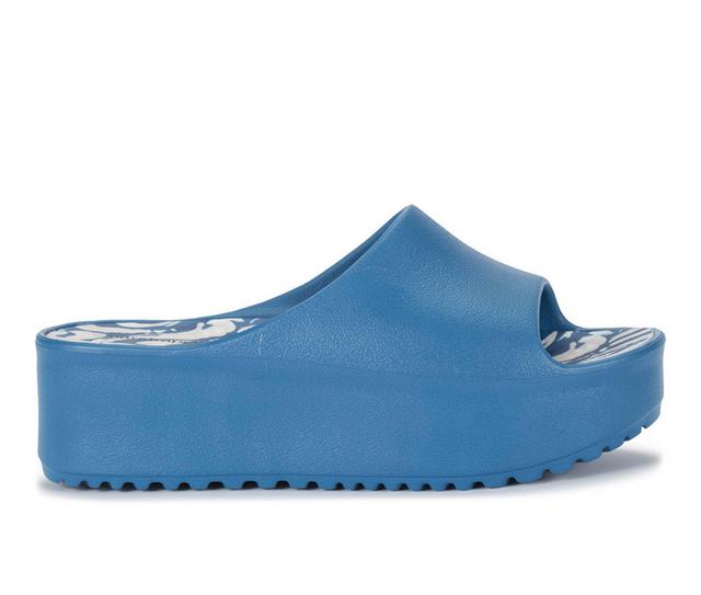 Women's Baretraps Parvati Platform Sandals in Atlantic blue color