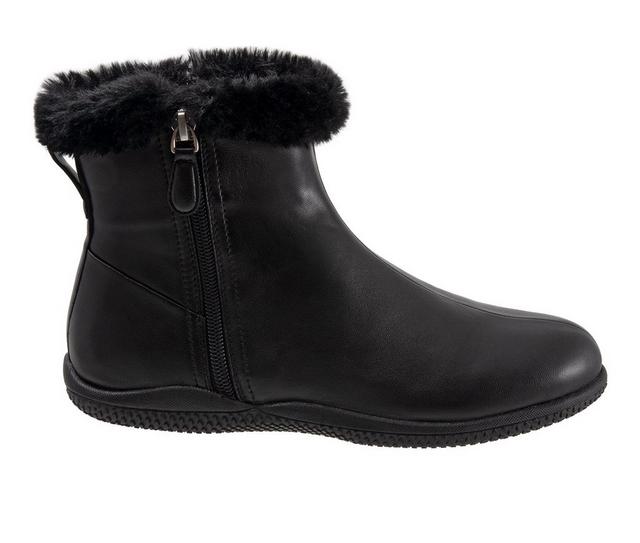 Women's Softwalk Helena Winter Booties in Black color