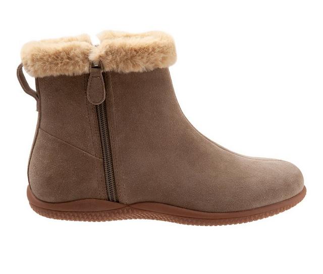 Women's Softwalk Helena Winter Booties in Stone color