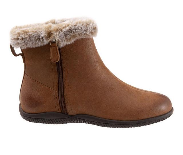 Women's Softwalk Helena Winter Booties in Luggage color