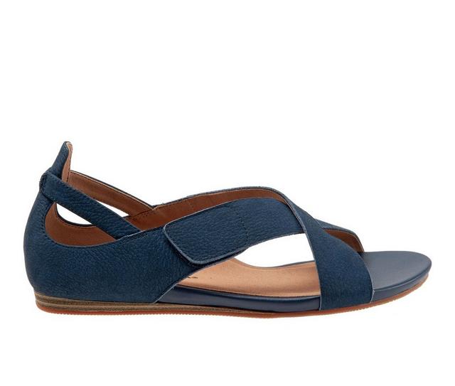 Women's Softwalk Camilla Sandals in Navy Nu color