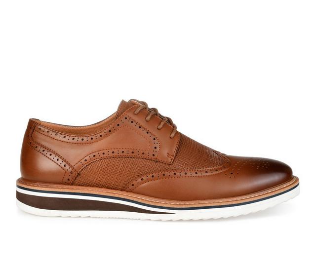 Men's Vance Co. Warrick Dress Shoes in Brown color