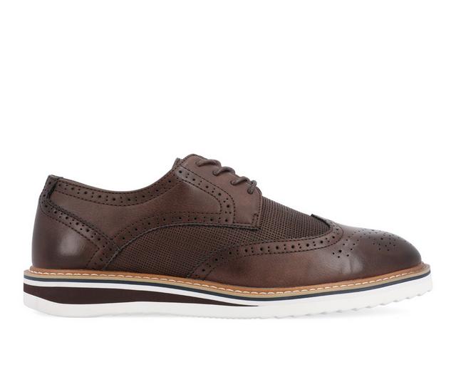 Men's Vance Co. Warrick Dress Shoes in Chocolate color