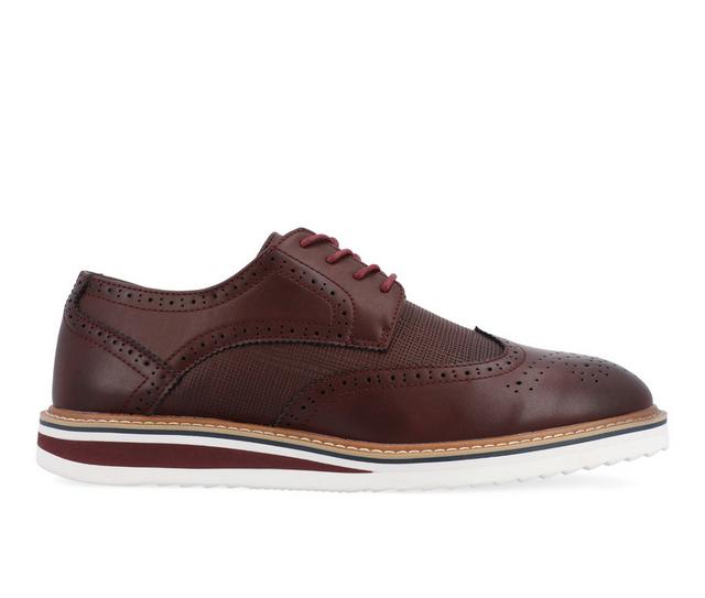 Men's Vance Co. Warrick Dress Shoes in Bordeaux color