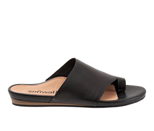 Women's Softwalk Corsica Sandals in Black color