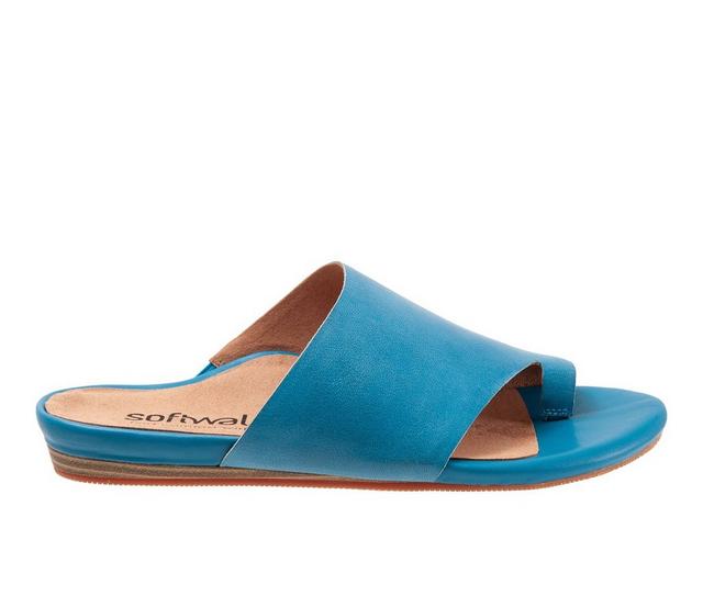 Women's Softwalk Corsica Sandals in Blue color