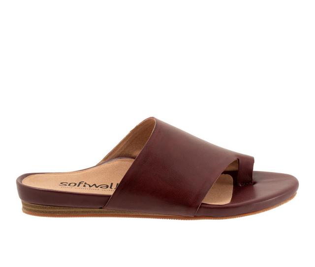 Women's Softwalk Corsica Sandals in Mahogany color