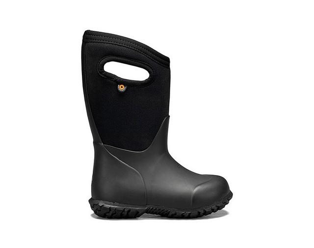 Kids' Bogs Footwear Toddler & Little Kid York Solid Rain Boots in Black color