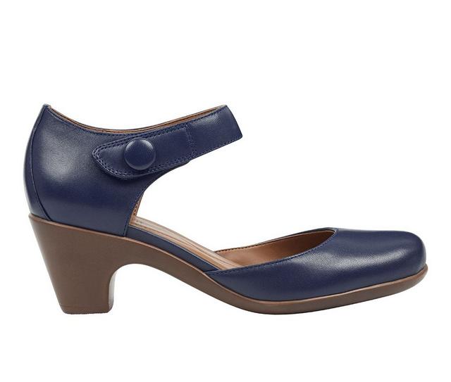 Women's Easy Spirit Clarice Pumps in Dark Blue color