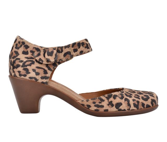 Women's Easy Spirit Clarice Pumps in Leopard color