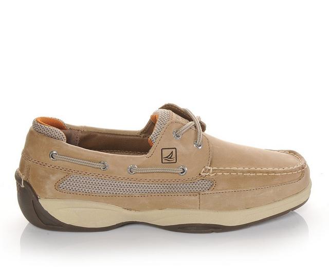 Men's Sperry Lanyard Boat Shoes in Linen color