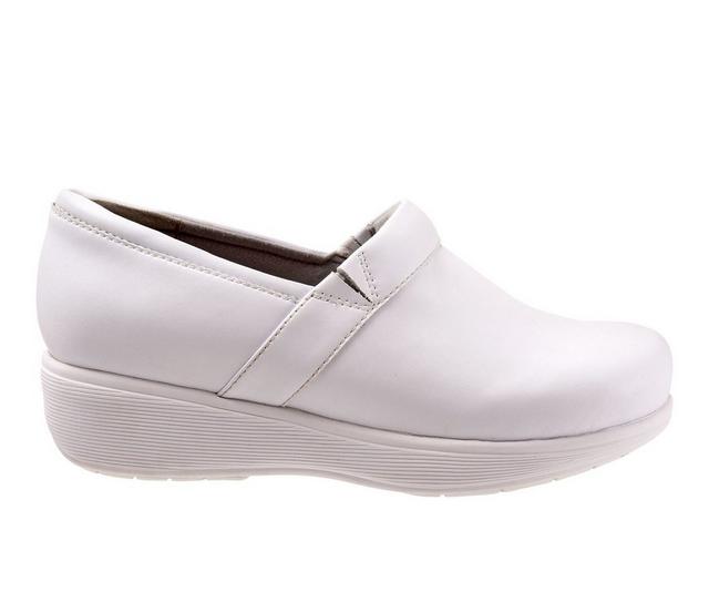 Women's Softwalk Meredith Sport Clogs in White color