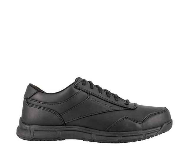 Women's REEBOK WORK Jorie Lite Women's Soft Toe Slip Resistant Safety Safes in Black color