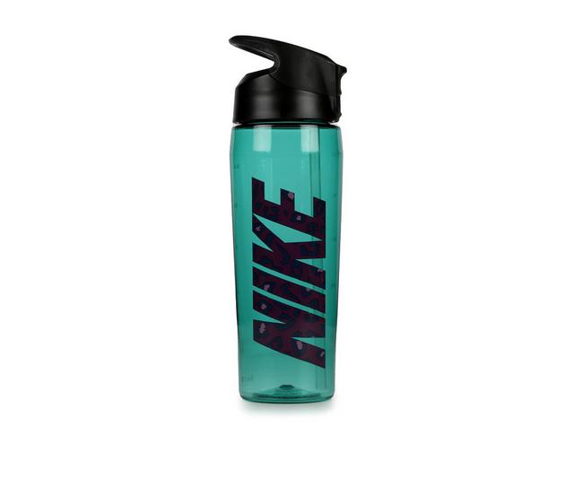 Nike Hypercharge 24 Oz. Water Bottle with Straw in Teal/Sangria color