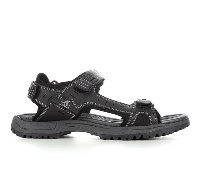 Men's Landshark Black Tip Outdoor Sandals in Black color