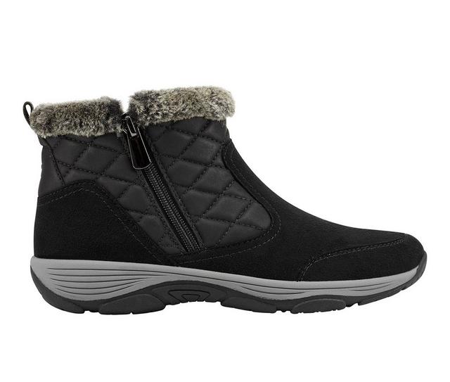 Women's Easy Spirit Vance Winter Booties in Black color