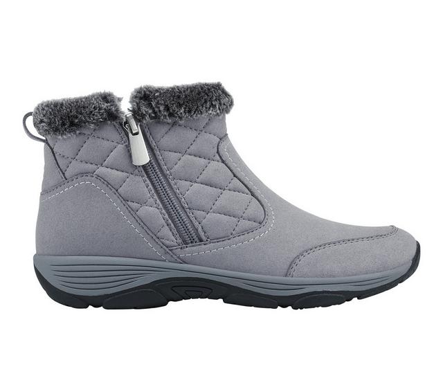 Women's Easy Spirit Vance Winter Booties in Med Grey color