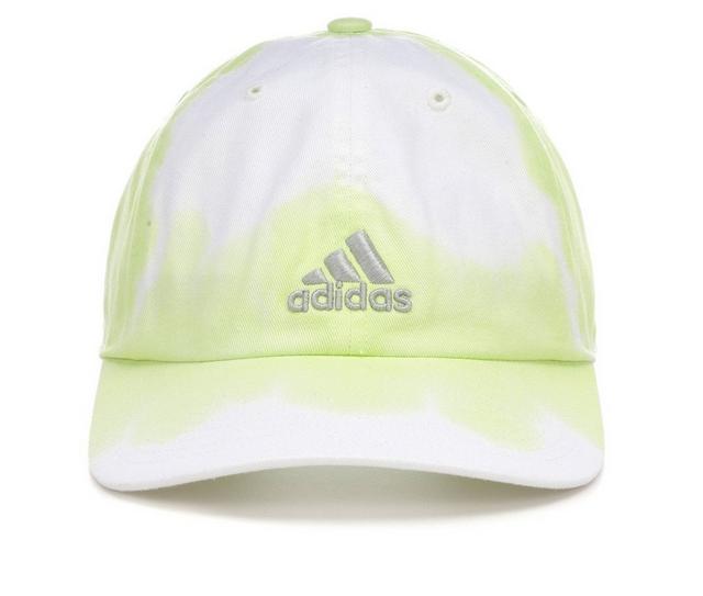 Adidas Women's Relaxed Color Wash Cap in Acid Lime color