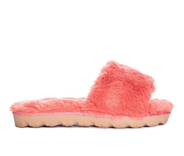Chinese Laundry Rally Slide Slippers in Coral color