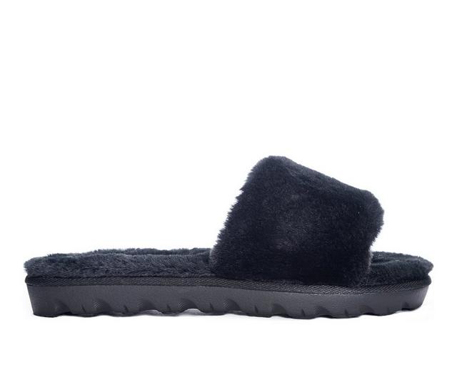 Chinese Laundry Rally Slide Slippers in Black color