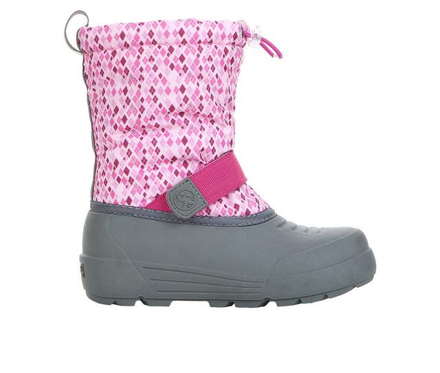 Girls' Northside Little Kid & Big Kid Frosty Winter Boots in Berry/Rose color