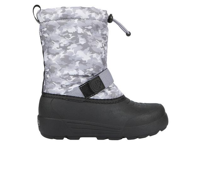 Boys' Northside Big Kid Frosty Winter Boots in Gray Camo color