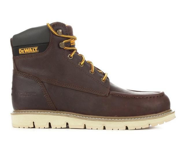 Men's DeWALT Flex Moc Work Boots in Walnut Pit Stop color